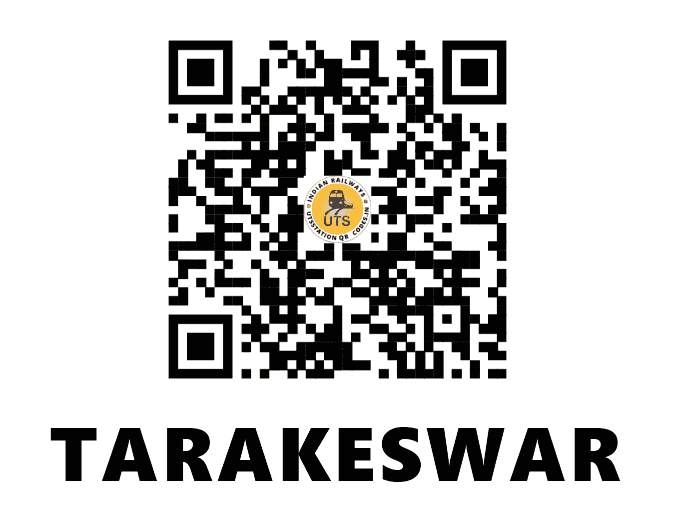 UTS QR Code for TARAKESWAR - TAK (ER - WEST BENGAL)